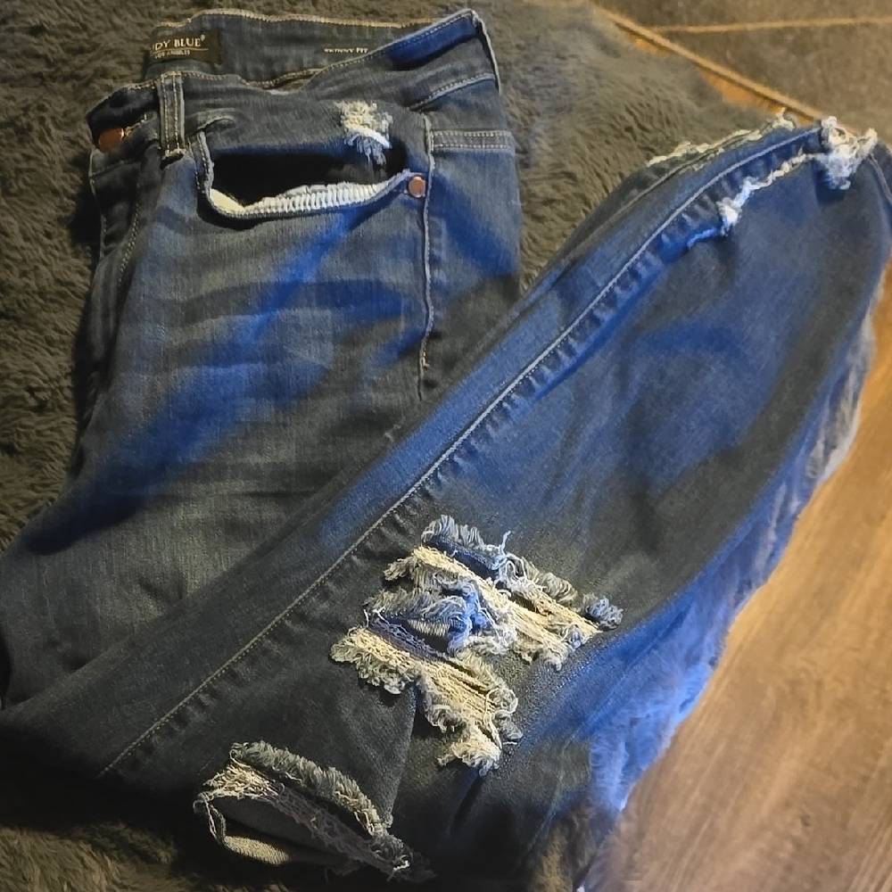Distressed Women's Jeans